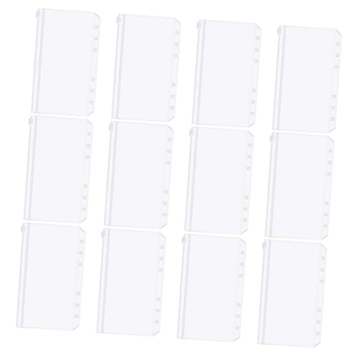 PLAFOPE Zipper Binder Binder Mit Reißverschluss Dokumentenablage Wasserfeste Pvc Ordner Für Lose Blätter Quittungen Tickets Und Karten Dokumenten von PLAFOPE