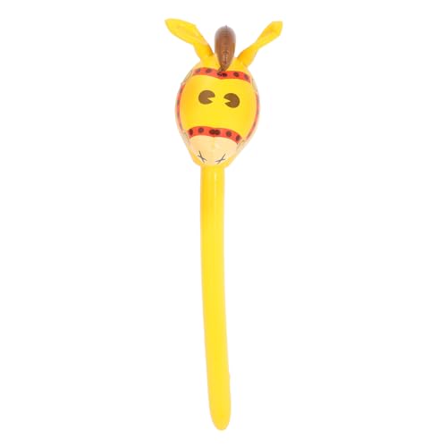 PLAFOPE Aufblasbares Stick-pferd Für Kinder, Aufblasbares Stick-pferde-stick-pferdekopf-stick-ballon, Aufblasbare Stick-requisite, Tierthema-party-versorgung von PLAFOPE