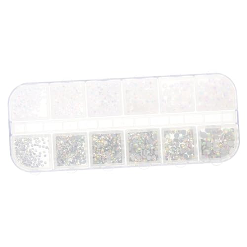 PLAFOPE Box Mit Glänzenden Diamant Flatbacks Strasssteinen Für DIY Nagelornamente Ideal Für Anfänger Und Kreative Nageldesigns Vielseitig Einsetzbar Für Nail Art Und von PLAFOPE