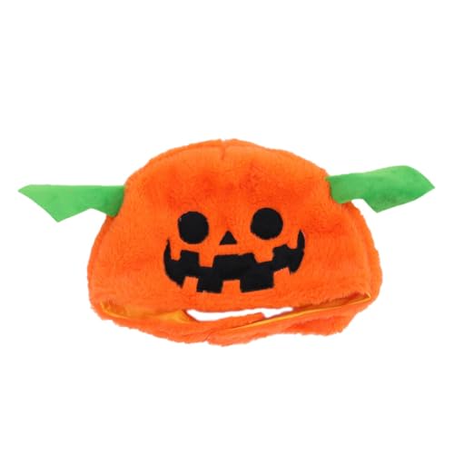 PLAFOPE Gruseliger Kürbishut Halloween-hexenhut Kürbis-partyhut Kürbis-kostüm-hut Halloween-kürbishut Party-kürbis-hut Lustiger Partyhut Halloween-kürbiskappe Halloween-hut Orange Plüsch von PLAFOPE