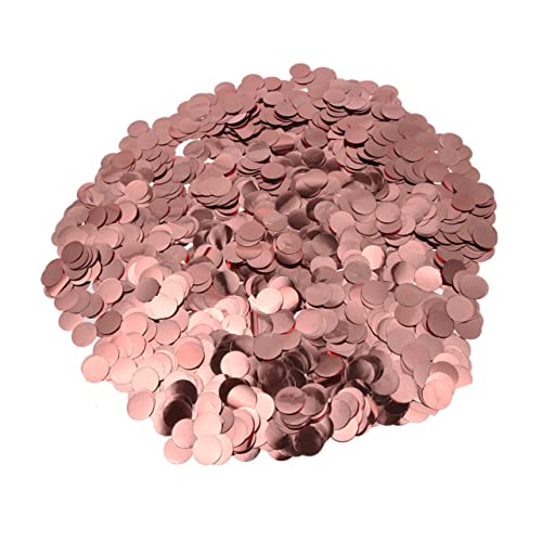 PLAFOPE Roségold Seidenpapier 1 Cm x 50 g Konfetti Luftballons Mit Pailletten Latexballons Für Festliche Anlässe Party Dekoration Ballon Zubehör Für Hochzeiten Und Geburtstagsfeiern von PLAFOPE