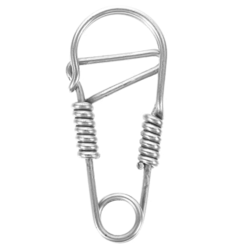 PLAFOPE Schlüsselanhänger Rostfreier Karabiner Karabinerhaken Mit Drehbarem Clip Schlüsselring-clips Kleiner Karabiner Für Schlüssel Schlüsselkarabiner Autohaken Silver Rostfreier Stahl von PLAFOPE