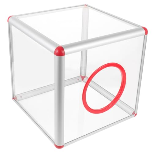 PLAFOPE Transparente Acryl Tombola Box Für Verlosungen Wettbewerbe Und Hochzeiten Ideale Losbox Für Stimmzettel Und Gewinne Leicht Transportabel Und Robust von PLAFOPE