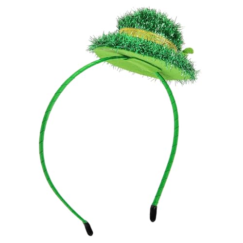 PLAFOPE irisches Stirnband haarschmuck haircharm the hatin cuckold kloburste bilden Haarband Partyzubehör zum St. Patrick's Day Hutförmige Haarreifen Stirnband für Mädchen das Haustier von PLAFOPE