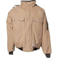 PLANAM® unisex Arbeitsjacke CANVAS 320 khaki, schwarz Größe 2XL von PLANAM®