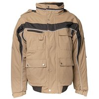 PLANAM® unisex Arbeitsjacke PLALINE sand, schwarz Größe XL von PLANAM®