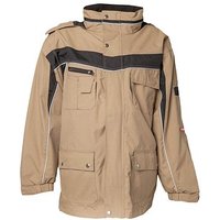 PLANAM® unisex Winterjacke PLALINE sand, schwarz Größe 2XL von PLANAM®