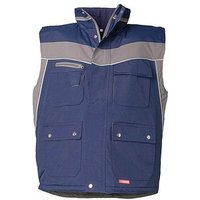 PLANAM® unisex Winterweste PLALINE marine, zink Größe 3XL von PLANAM®