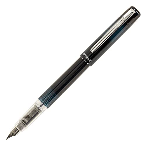 PLATINUM Prefounte Graphite Blue Füllfederhalter (fein), STPLAPREGB, 1 Stück (1er Pack) von PLATINUM