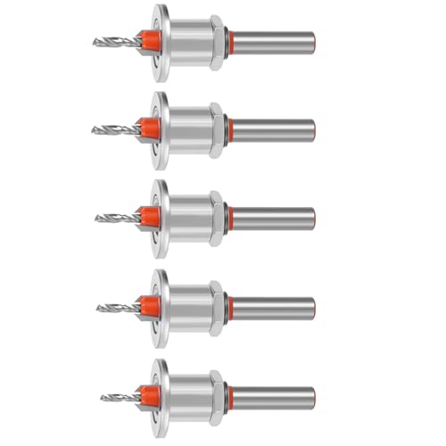 5 Pcs Klopfschraubenbohrer Mit Einstellbarem Stahllegier Legierungs Stahl Taper Counterversinken Bohrer Für Holzprojekte 5 Pcs Klopfschraubenbohrer Mit Einstellbarem Stahllegier Legierungs Stahl Taper Counterversinken Bohrer Für Holzprojekte von PLCPDM