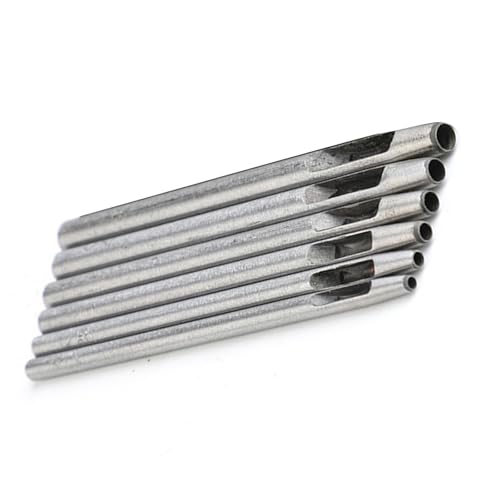 6 Pieces Hohl Lederloch Punches Leder Round Loch Punches Werkzeug Leder Stanzwerkzeug Für Watch Band Ledergürtel 6 Pieces Hohl Lederloch Punches Leder Round Loch Punches Werkzeug Leder Stanzwerkzeug Für Watch Band Ledergürtel von PLCPDM
