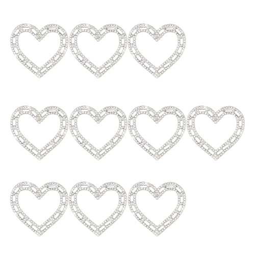 Blingbling Heart Patches zum Aufnähen, Banner, Reparatur für Kleidung, Applikationen, Pailletten, zum Aufnähen oder Basteln von PLCPDM