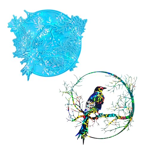 Dekorativer Vogelzweig, flexible Silikonformen, Zubehör für Handarbeit, Seifen, mit Fenster-Akzent von PLCPDM