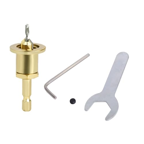 Einstellbare Tiefenstopp Countersink Bohrer Mit 1/4 Zoll Hexagonaler Schaft Und Legierungskopf Für Holzbearbeitungs Präzisions Tool Einstellbare Tiefenstopp Countersink Bohrer Mit 1/4 Zoll Hexagonaler Schaft Und Legierungskopf Für Holzbearbeitungs Präzisions Tool von PLCPDM