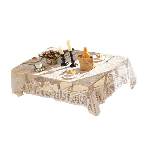 Klassischer Spitzenstoff Tischdecke Tischtuch Faltenfree Design Für Zuhause Und Veranstaltung Verwenden Sie Dekorationen 55x78.7inch Klassischer Spitzenstoff Tischdecke Tischtuch Faltenfree Design Für Zuhause Und Veranstaltung Verwenden Sie Dekorationen 55x78.7inch von PLCPDM