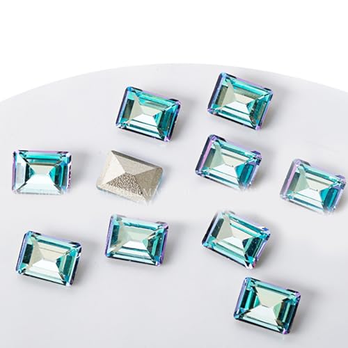 Kristall-Diamanten, 10 Stück, klare Glitzer-Designs, Strasssteine, 3D-Steine, Zubehör, Schmuck von PLCPDM