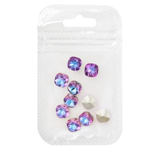 Kristall-Nagelsteine mit spitzer Rückseite, 3D-Nagelanhänger, Strasssteine, Basteln, Nagelkunst für Nagelbegeisterte, 10 Stück von PLCPDM