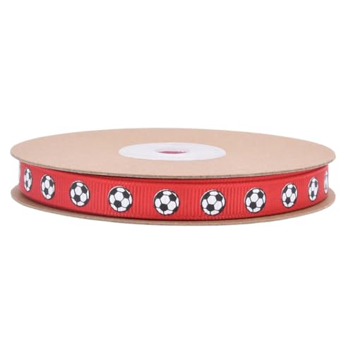 PLCPDM Fußballband für Fußball, Geschenkband, Kuchendekorationen, Geschenkband von PLCPDM