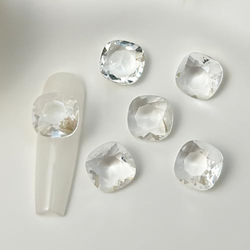 PLCPDM K9 Kristall-Edelsteine, quadratisch, Nagel-Charms, spitzer Boden, Nagelkunst-Charms, Nagelkunst, Nagelkunst, Nagelkunst, Dekoration von PLCPDM