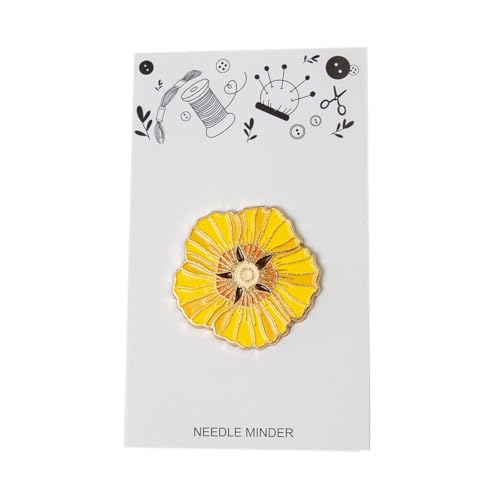 PLCPDM Needle Minders Nähnadel- und Nadelhalter in Blatt-Blumenform, Nadelhalter für Kindermädchen, Nadelhalter für Handarbeiten von PLCPDM