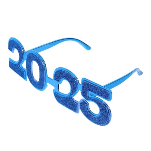 PLCPDM Neujahrsbrille 2025 Brille Sonnenbrille Photo Booth Requisiten Dekorative Brille Für Neujahrsparty Mehrfarbig von PLCPDM