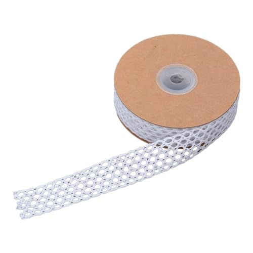 PLCPDM Spitzenband aus Baumwolle, dekoratives Band für Verpackung, Brautschmuck, Hochzeitsdekoration, Scrapbooking-Zubehör von PLCPDM