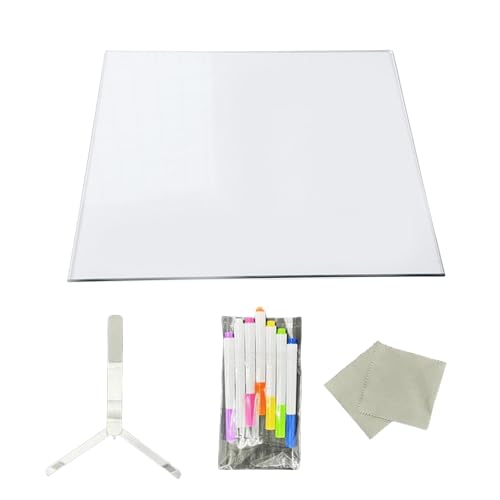 Trocken abwischbare Tafel mit Licht, LED-Nachrichtenbrett, Notizbrett, Acryl, Memoboard, wiederbeschreibbares Zeichenbrett von PLCPDM