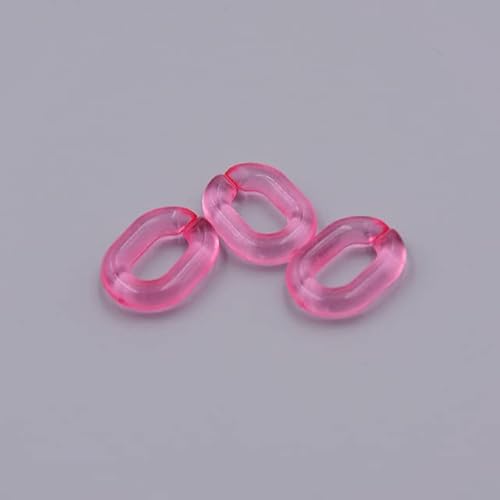 100 Stücke 20 * 14 MM Acryl Gliederkette Schlüsselanhänger Für Halskette Armband Herstellung Bunte Kette Kunststoff Kettenglieder Schmuckherstellung von PLIAGE