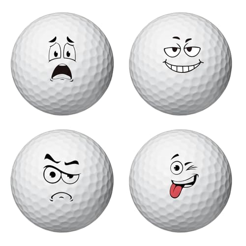 PLIGREAT lustige Ausdrücke Golfball Marker 24 Stück kreatives Muster Golfball Markierung Aufkleber für die Identifizierung von Golfbällen 2 Blätter Golfball Anpassen Marker Golfer Geschenk Golfzubehör von PLIGREAT