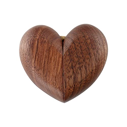 PLMNBQWE Schmuck-Organizer-Box, Klassische Schmuckschatulle aus Holz, tragbare Ringschatulle zum Valentinstag, Schmucketui für Frauen und Mädchen, luxuriöse Geschenk-Aufbewahrungsbox für Schmuck von PLMNBQWE