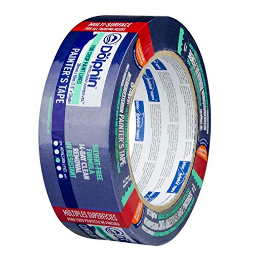 Blue Dolphin Maler Klebeband Rolle 38mm x 50m - einfache Entfernung von PLUMBING4HOME