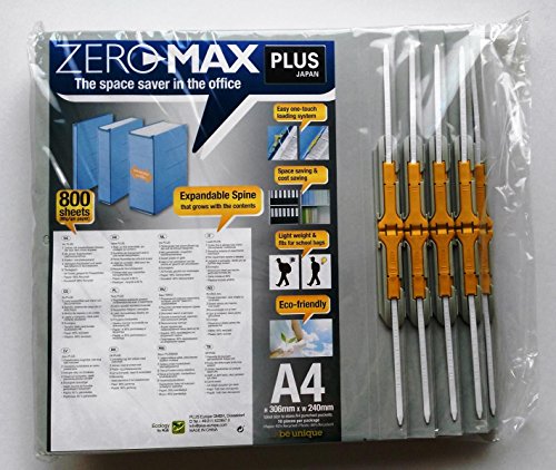 10 x ZeroMax Archivordner GRAU A4 überbreit PLUS JAPAN von PLUS