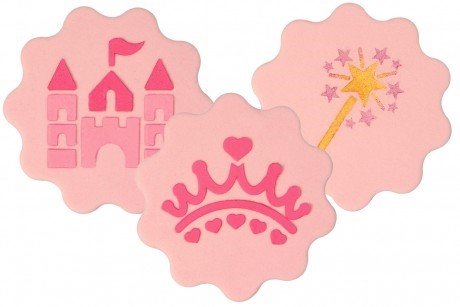 JEM SA17 Schablone Prinzessin, 3-teilig, Plastik, Durchsichtig, 0.1 x 10 x 15.7 cm, 3 von PME