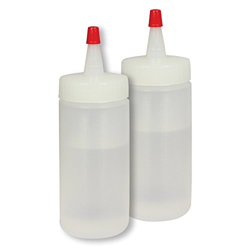 PME 2Stk 60ml Mini Deko Squeeze-Flaschen f. Glasur Schokolade Drops, 20 x 2 x 20 cm von PME