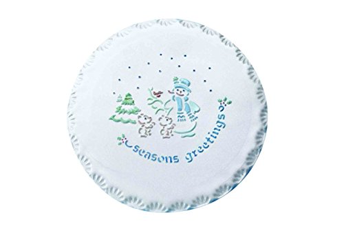 PME YT402 Weihnachtsgrüße-Schablone, Durchmesser 203 mm, Kunststoff, White, 15 x 1 x 15 cm von PME