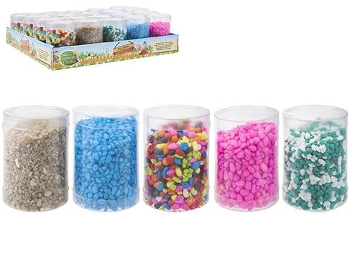 The Fairies Enchanted Garden Farbiger Kies für Feengarten, verschiedene Farben, 300 g, perfekt für magische Landschaften, Basteln und Dekoration von PMS