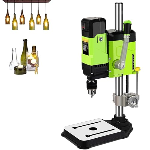 PODEC 880 W Glasflaschenschneider-Rotationswerkzeug, Vielseitiges Rotationsglasflaschen-Schneidemaschinen-Set, 0–2800 U/min, 6 Geschwindigkeitsstufen Einstellbar Zum Bohren von PODEC