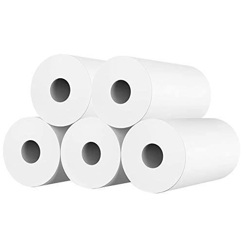 10 Rollen Kamera Druckschrift Papier, Kinder Papier Rollen Weiß Holz Fruchtfleisch Thermo Papier Instant Aufdruck Kamera Nachfüllung Druck Papier für Jungen Mädchen Studenten Geschenk von POHOVE