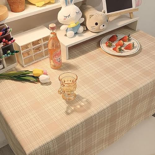 Plaid Tischdecke Jacquard Stoff Schreibtisch Tischdecke Matte Hintergrund Tuch Heimtextilien Nordic Modern Tisch Wohnzimmer von POLAY