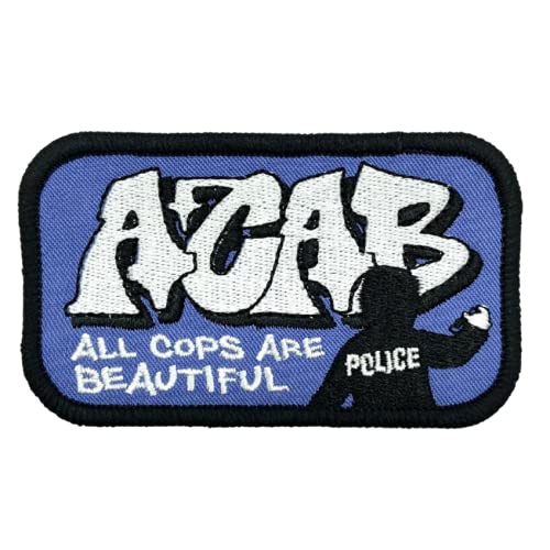 Polizeimemesshop ACAB All Cops Are Beautiful Textil Patch - Polizei - Freund und Helfer - Klettpatch von POLIZEIMEMESSHOP