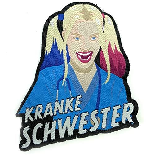 Polizeimemesshop Kranke Schwester Textil Patch - Krankenschwester - Klettpatch von POLIZEIMEMESSHOP