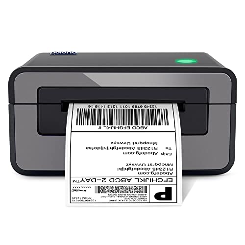 POLONO Etikettendrucker, DHL Thermodrucker Labeldrucker, Label Printer Thermodrucker Desktop von POLONO