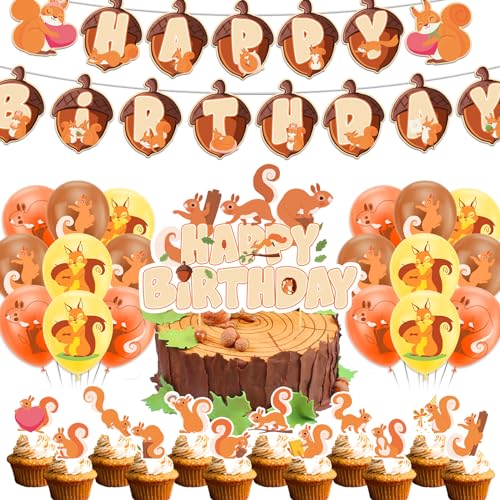 Eichhörnchen Party Dekoration Eichhörnchen Geburtstag Party Lieferung inklusive Eichhörnchen Geburtstag Banner Kuchen Topper Cupcake Toppers Luftballons für Woodland Animals Party Zoo Animals Party Eichhörnchen Party Dekoration Eichhörnchen Geburtstag Party Lieferung inklusive Eichhörnchen Geburtstag Banner Kuchen Topper Cupcake Toppers Luftballons für Woodland Animals Party Zoo Animals Party von POMNUG