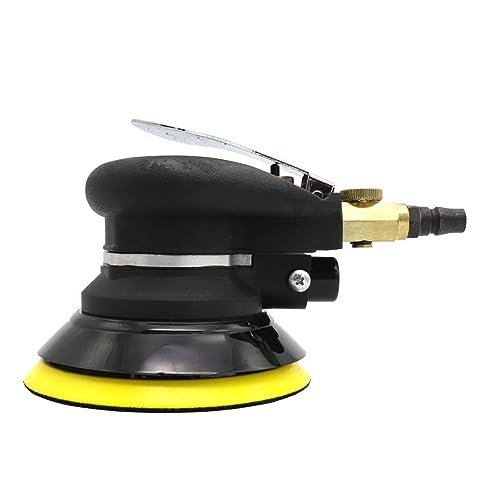 5 Zoll 10000RPM Pneumatische Air Sander for Autolack Pflege Werkzeug Polieren Maschine Holzbearbeitung Schleifer Polierer,Bequem Und Stabil von POOIQX