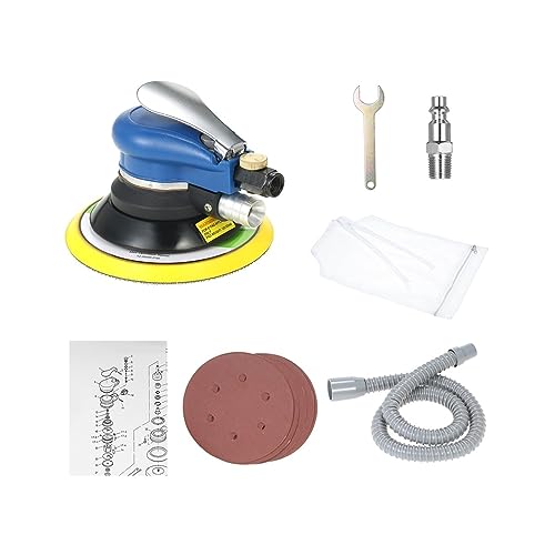 6 Zoll 10000RPM Pneumatische Air Sander Autolack Pflege Werkzeug Polieren Maschine Elektrische Holzbearbeitung Schleifer Polierer Maschine Werkzeuge,Bequem Und Stabil(Type 2) von POOIQX