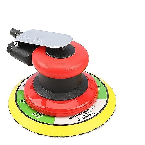 POOIQX 6'' / 5'' Pneumatische Sander Pneumatische Polierer Air Sander Air Palm Orbital Sander Schleifer Palm Sander Schleif Maschine Werkzeug,Bequem Und Stabil(6inch) von POOIQX