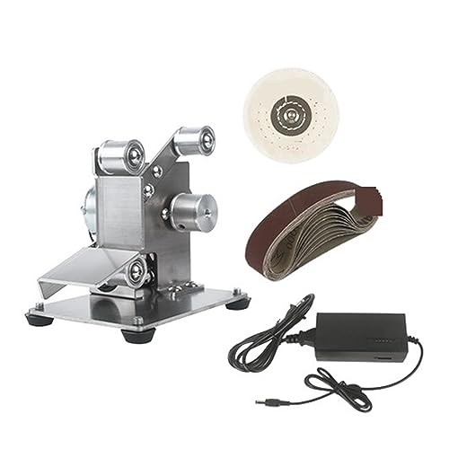 POOIQX Bandschleifer DIY Elektroschleifer Polierer Tragbare Maschine Schleifen Bandschleifer Maschine Kantenschärfer Maschine Bandschleifer,Bequem Und Stabil(Set 2) von POOIQX