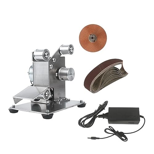 POOIQX Bandschleifer DIY Elektroschleifer Polierer Tragbare Maschine Schleifen Bandschleifer Maschine Kantenschärfer Maschine Bandschleifer,Bequem Und Stabil(Set 3) von POOIQX