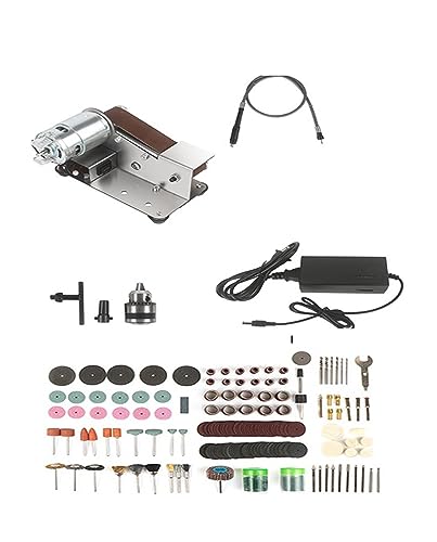 POOIQX Bandschleifer Maschine DIY Polieren Schleifmaschine Elektrische Bandschleifer Cutter Kanten Schärfer Sander Polierer,Bequem Und Stabil(Group 4) von POOIQX