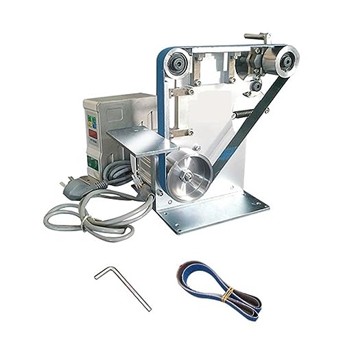 POOIQX Bandschleifer Schleifmaschine Messerschärfer 762x25mm Elektrischer Bandschleifer Maschine Holzbearbeitung Schleifbänder Schleifer,Bequem Und Stabil(Group1) von POOIQX